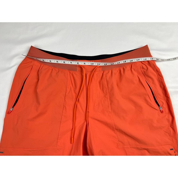 Lululemon Men’s License to Train Linerless Shorts Warm Coral/Orange Size XL - Picture 3 of 8